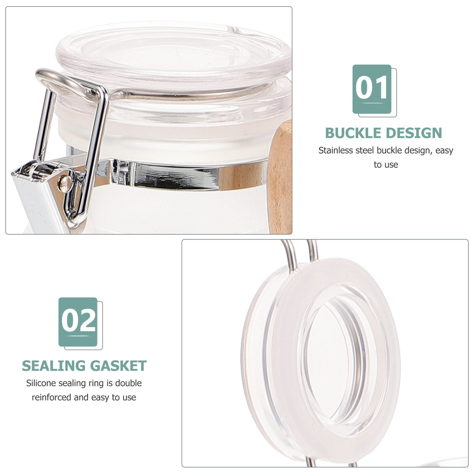 2 ensembles de pots de stockag - Bath Salts Jar avis et prix