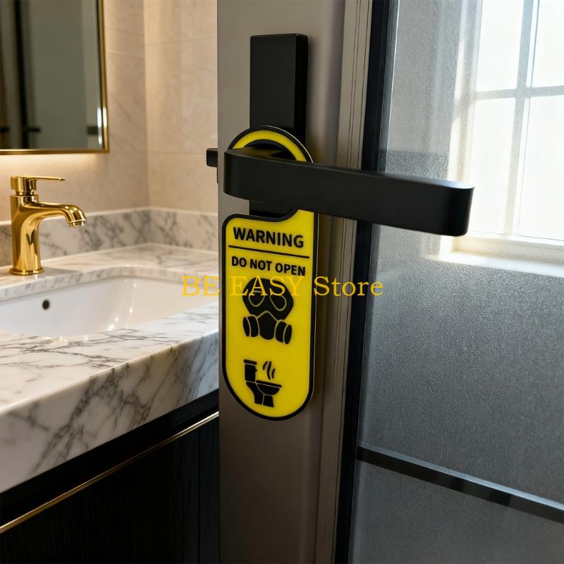 Panneau porte salle bains E28F - Home Bathroom Occupied Sign avis et prix