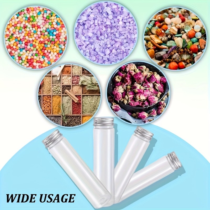 Tubes transparents en plastiqu - Bath Salts Jar avis et prix