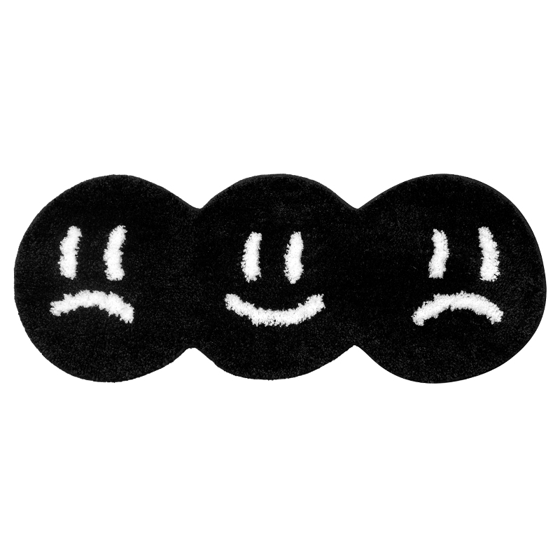 Black Faces-Tapis de flocage m - Home Bathroom Tub avis et prix